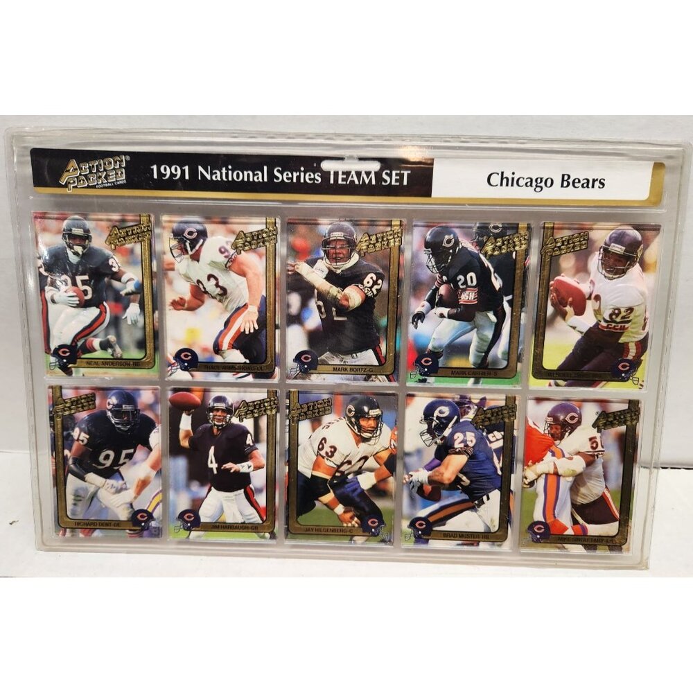 Action Packed 1991 Chicago Bears Team Set - New - Factory‎ Sealed